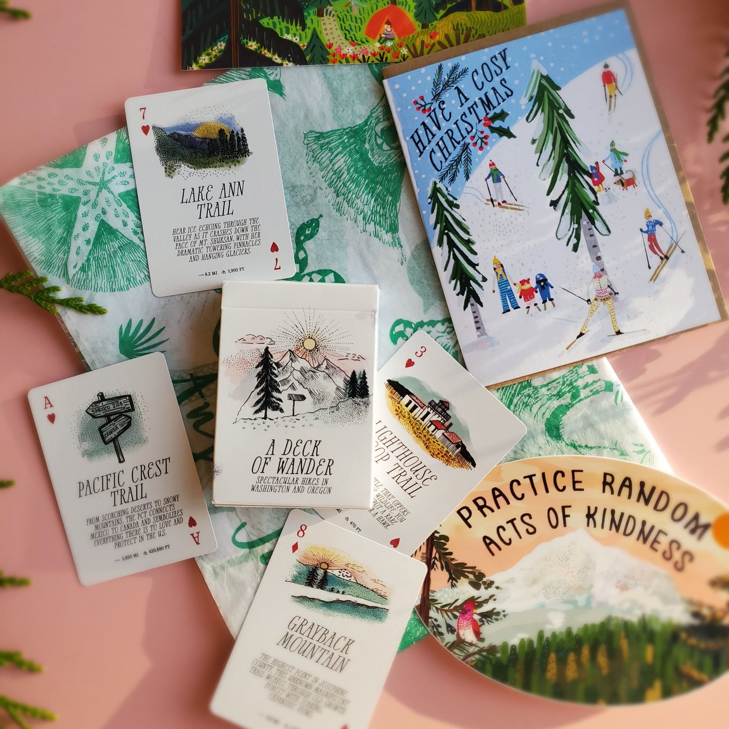 Washington & Oregon Christmas Gift Set