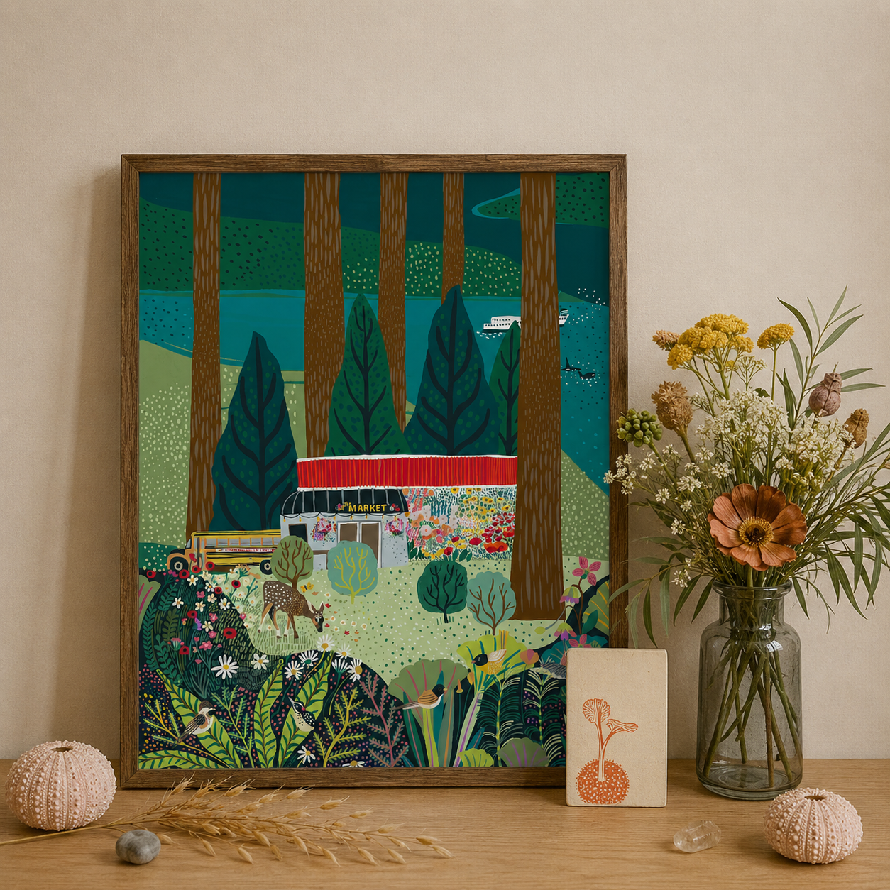 Galiano Island Art Print