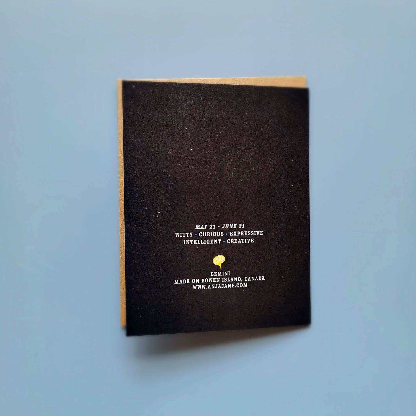 Gemini Zodiac Greeting Card