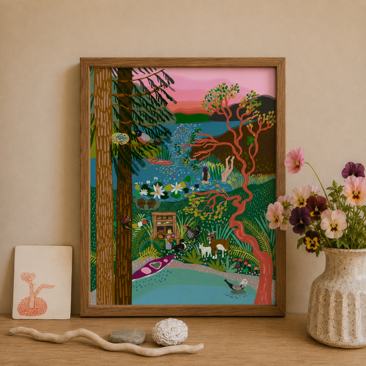Salt Spring Art Print