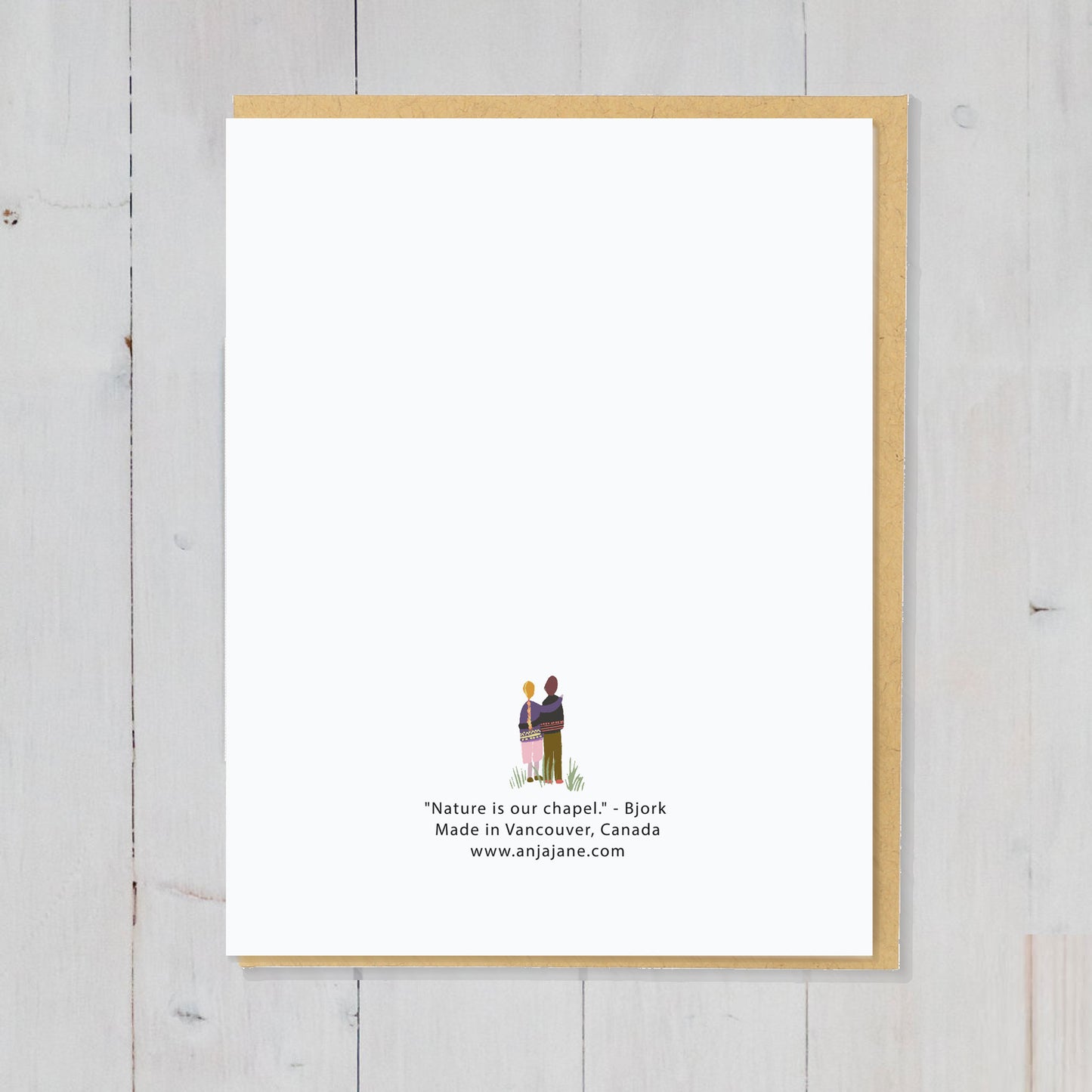 Nature is our Chapel Greeting Card