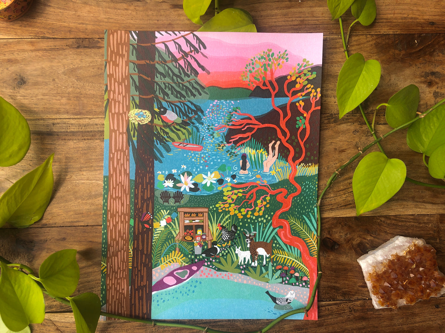 Salt Spring Art Print
