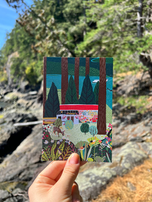 Galiano Island Postcard