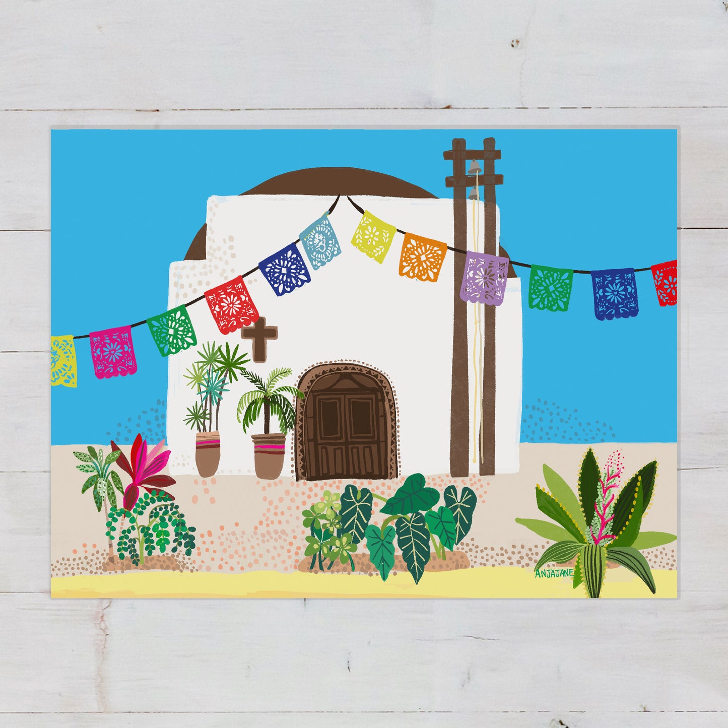 San Pancho Church Art Print
