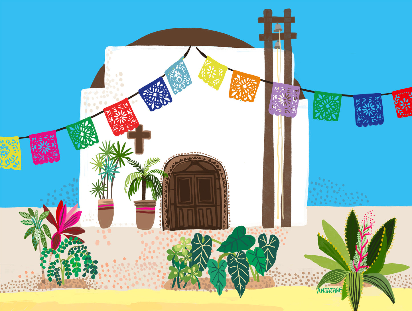 San Pancho Church Art Print