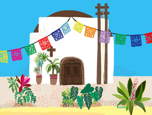 San Pancho Church Art Print
