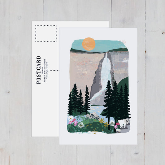 Takakkaw Falls Postcard