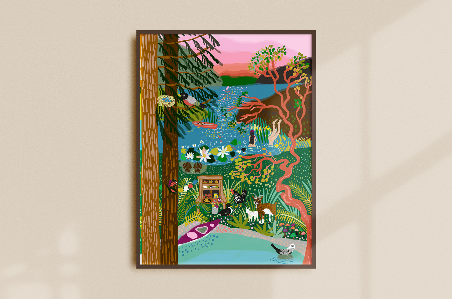 Salt Spring Art Print