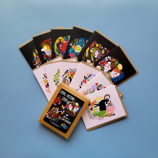 Zodiac Greeting Card Set