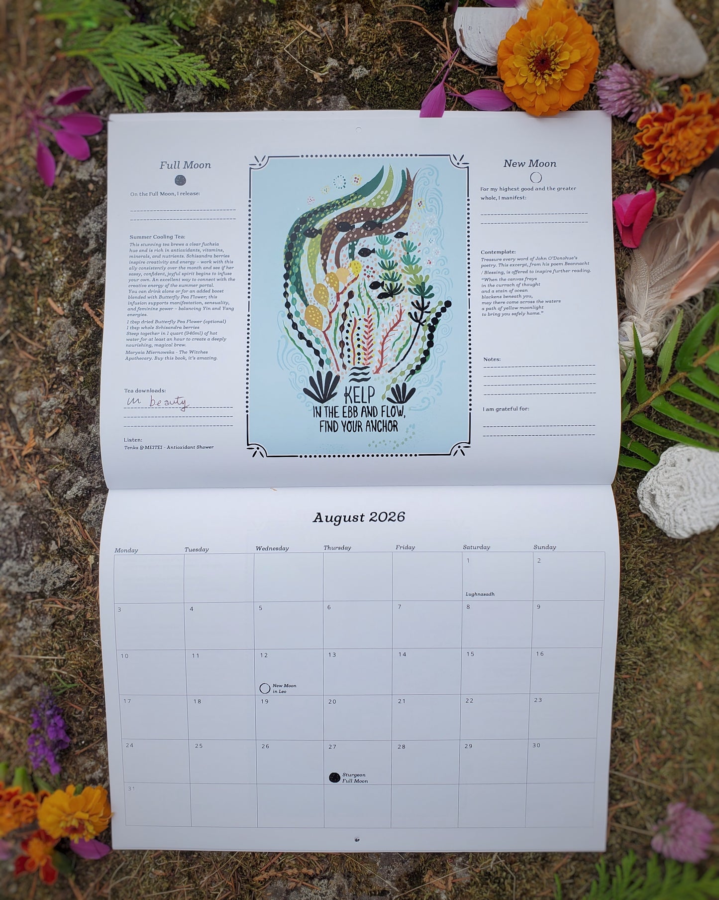 2026 Earth's Hymn Moon Calendar