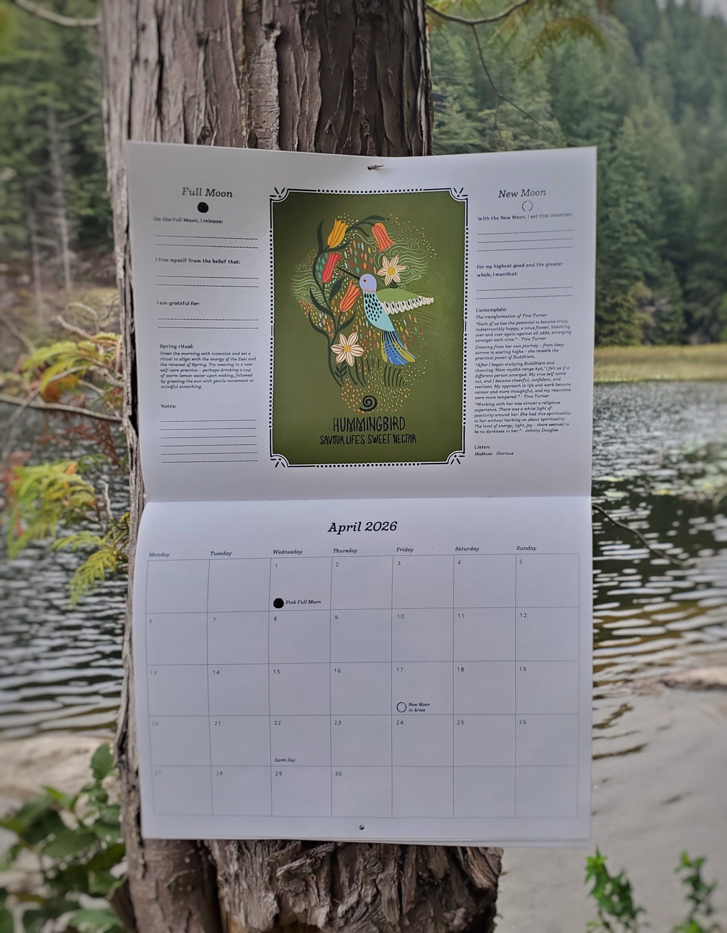 2026 Earth's Hymn Moon Calendar