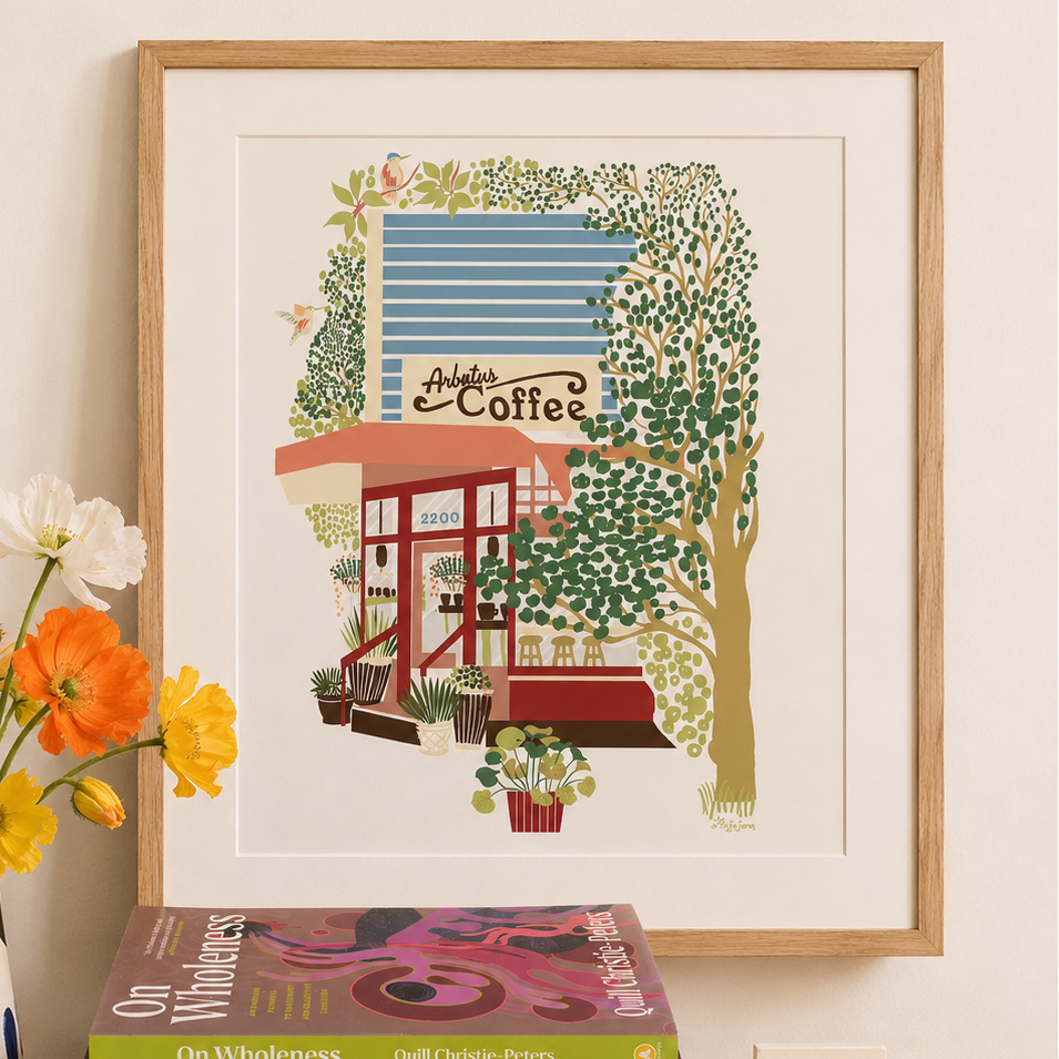 Arbutus Coffee Art Print