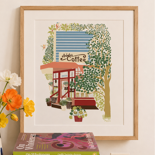 Arbutus Coffee Art Print