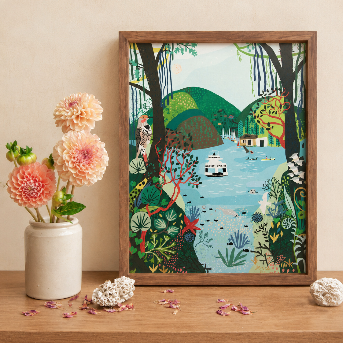 Bowen Island - Nexwlélexm Art Print