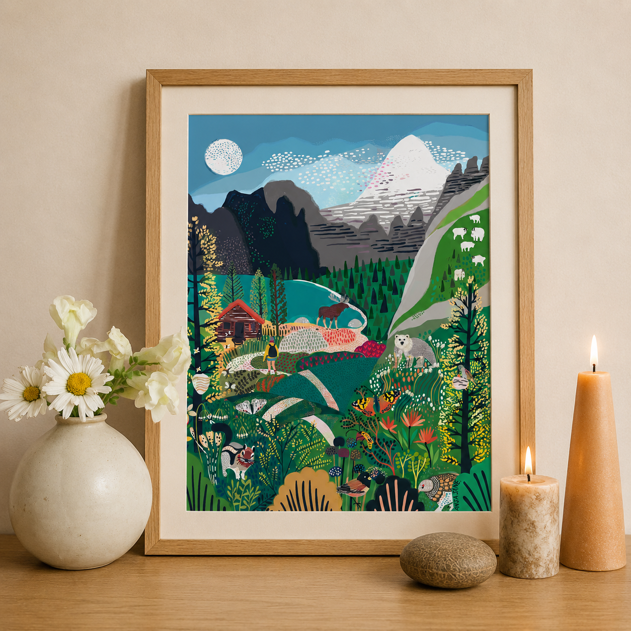 Canadian Rockies Art Print