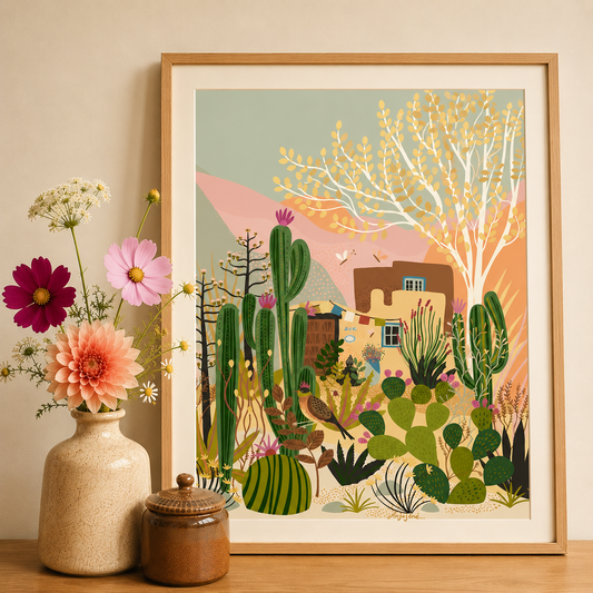 Desert Art Print
