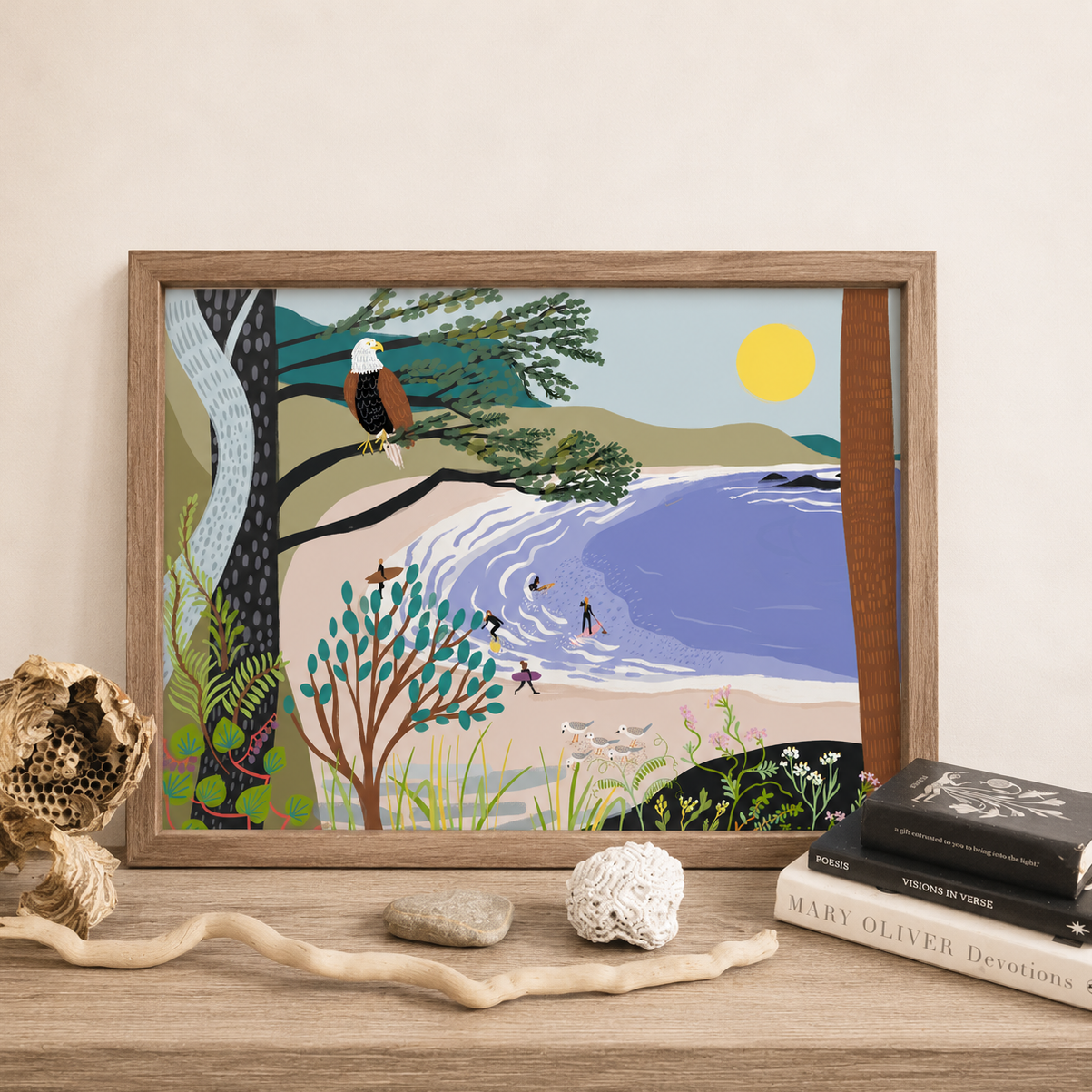 Florencia Bay Art Print
