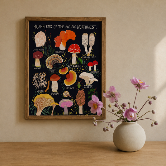 Mushroom Art Print