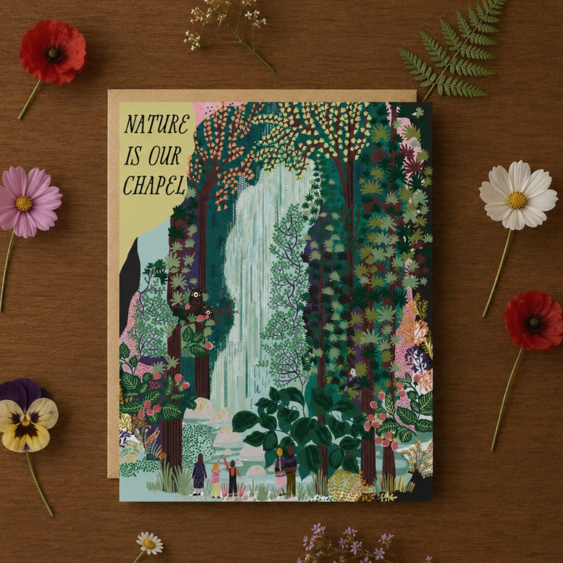 Nature is our Chapel Greeting Card