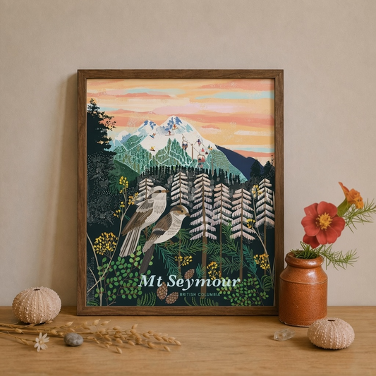 Mt. Seymour Winter Art Print
