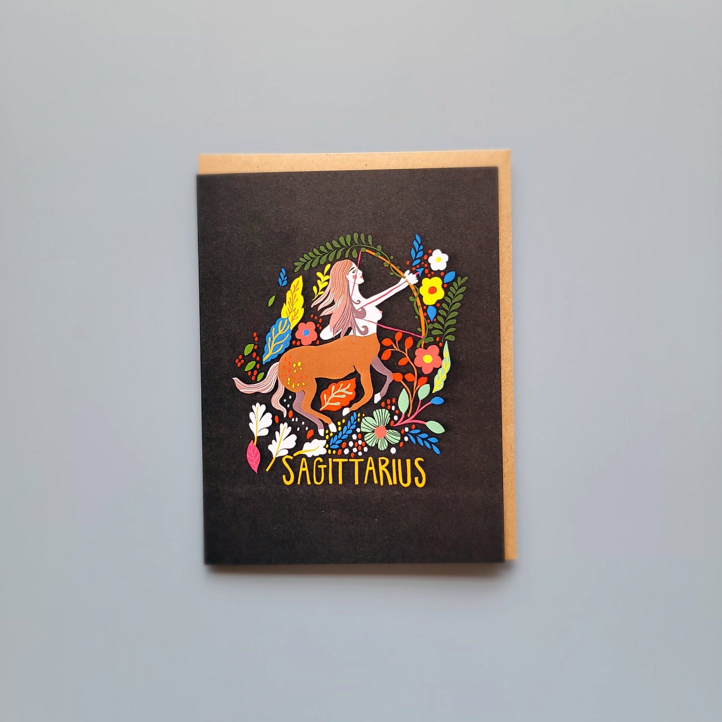 Sagittarius Zodiac Greeting Card