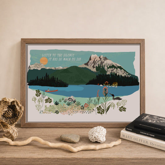 Listen to the Silence Art Print