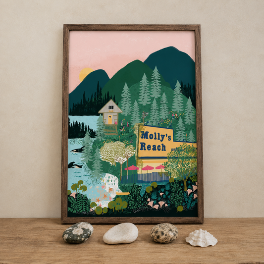 Sunshine Coast Art Print