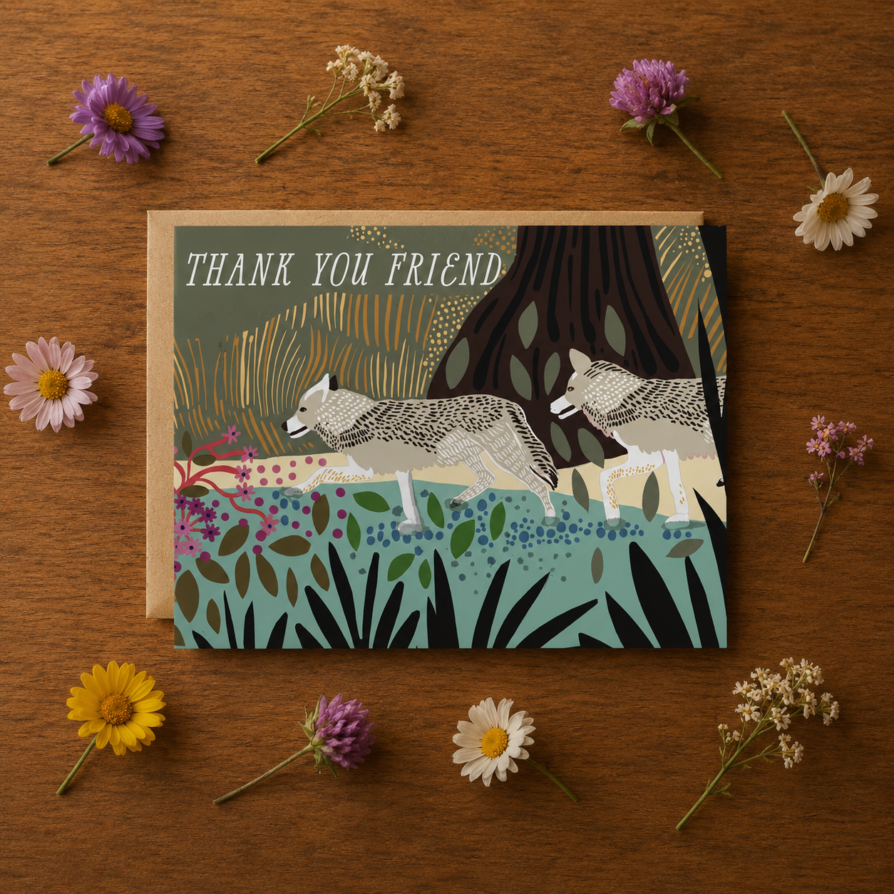 Thank You Greeting Card