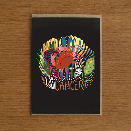 Cancer Zodiac Greeting Card