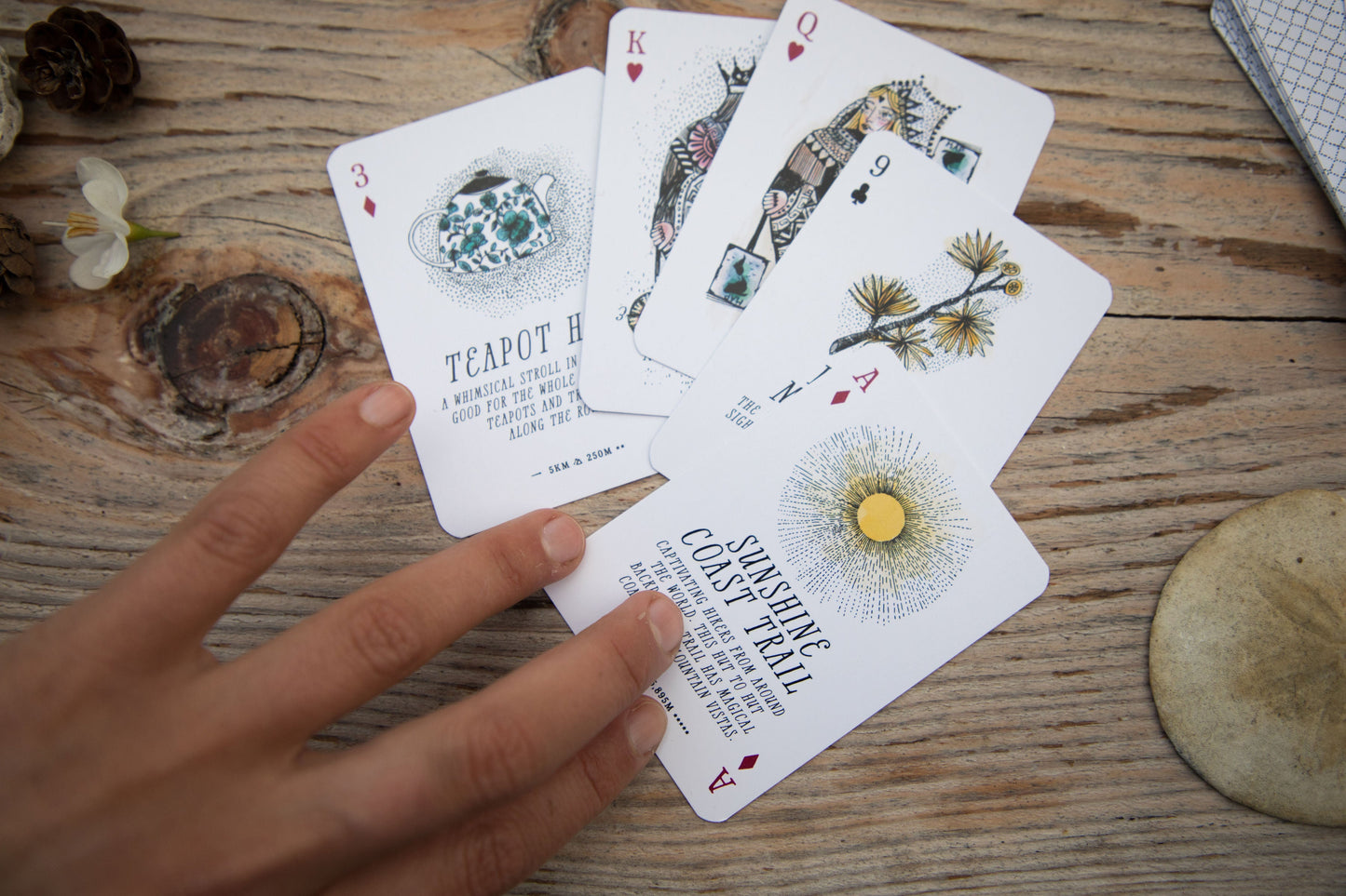 Slightly Damaged Deck of Wander BC
