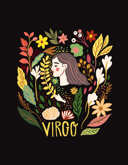 Virgo Zodiac Greeting Card