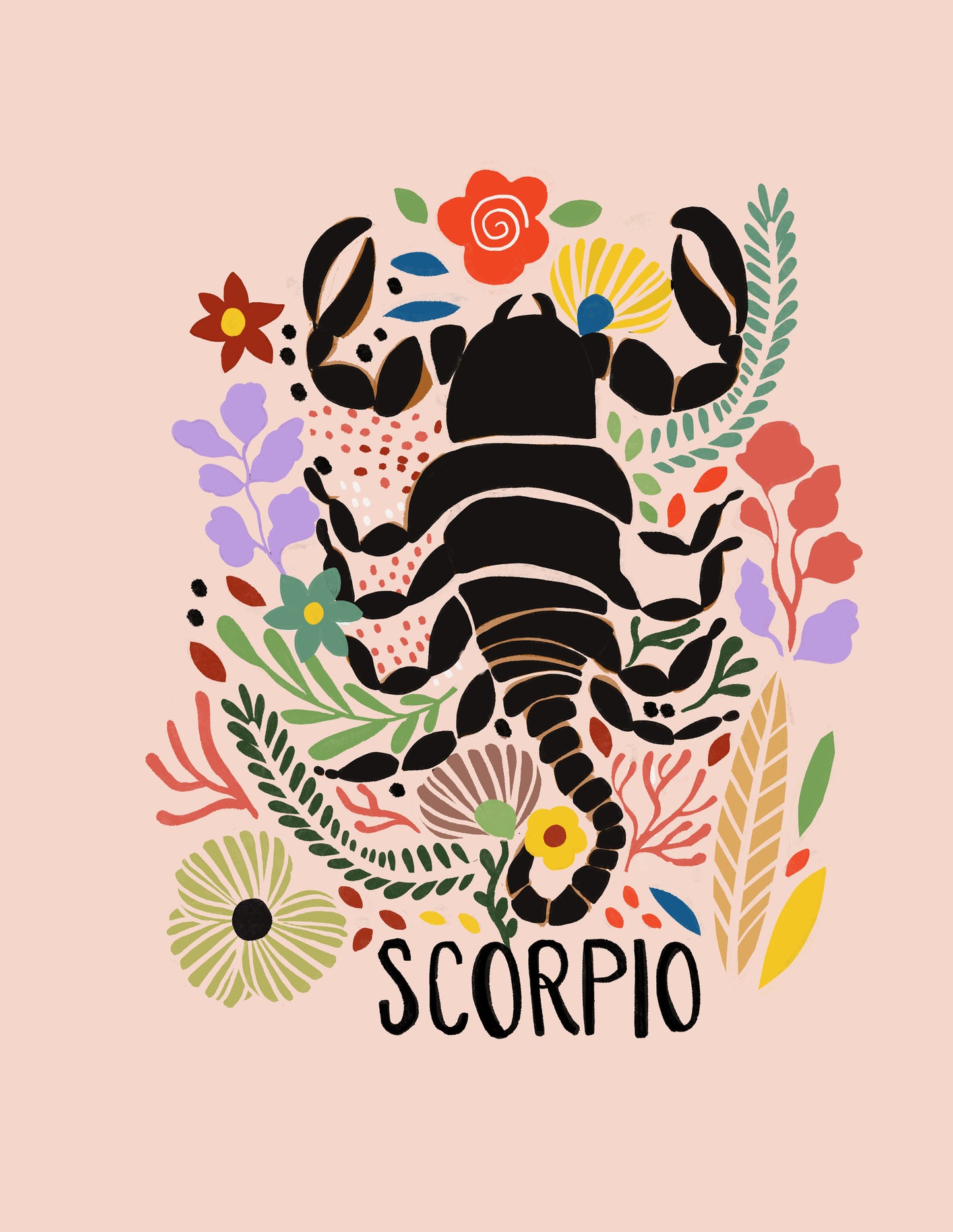 Scorpio Zodiac Greeting Card