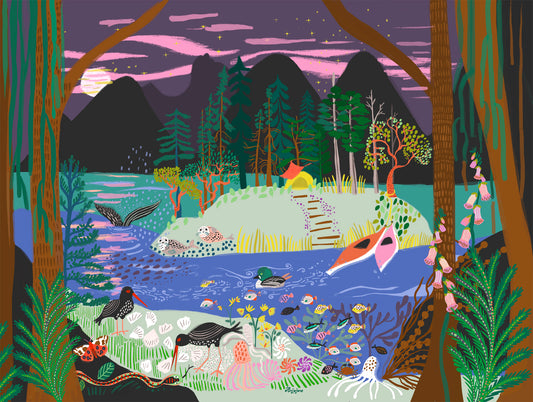 Desolation Sound  Art Print  - R