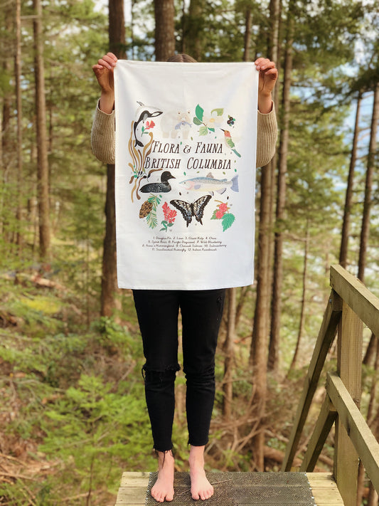 Tea Towel Flora + Fauna