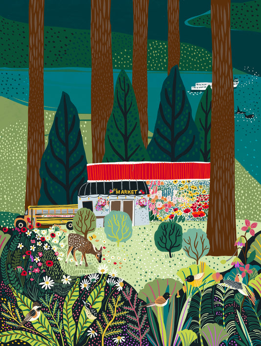 Galiano Island Art Print