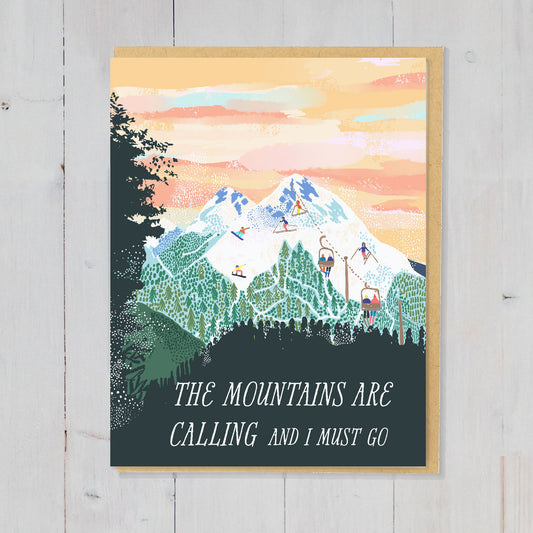 The Mountains Greeting Card
