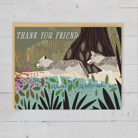 Thank You Greeting Card - R