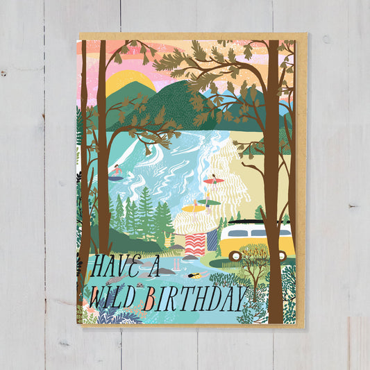 Wild Birthday Greeting Card