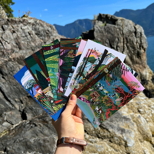 Coastal B.C. Postcard Pack- R
