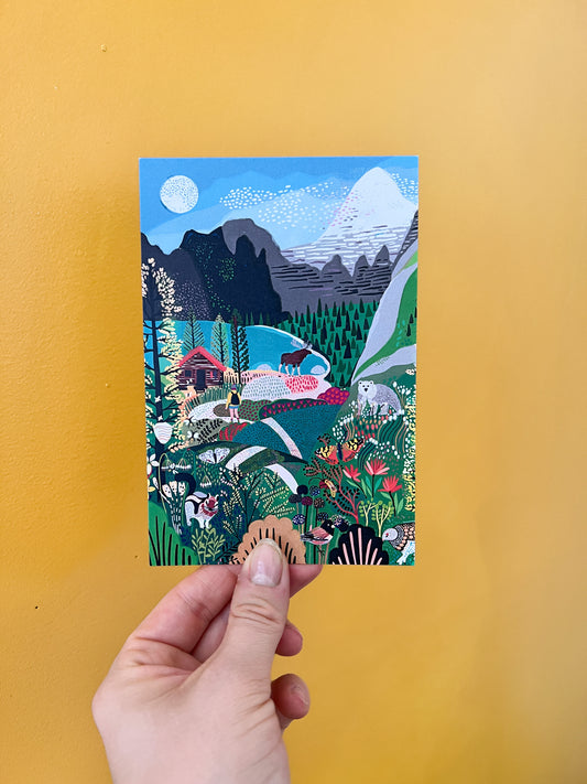 Canadian Rockies Postcard - R
