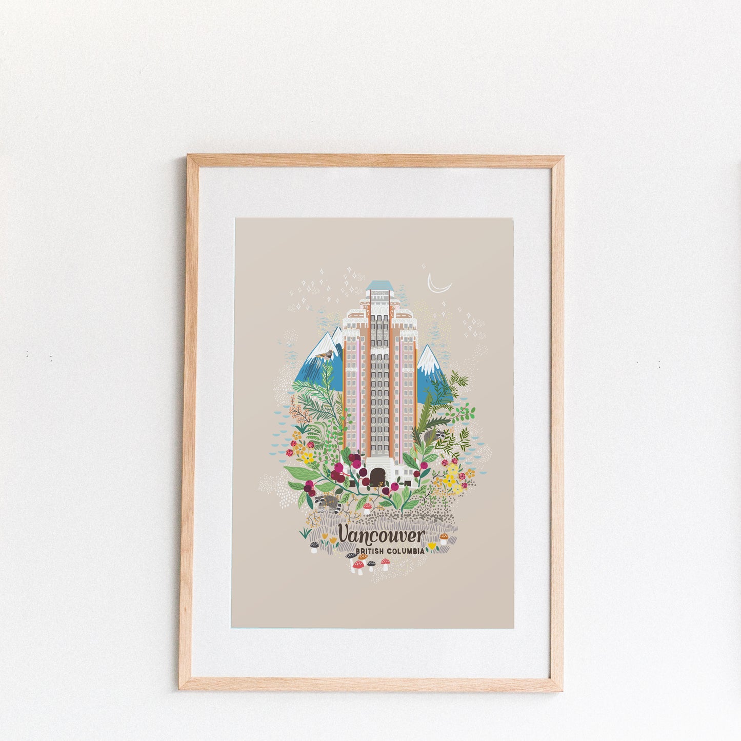 Vancouver Marine Building Art Print