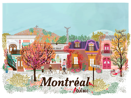 Montréal Art Print