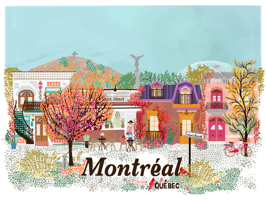 Montréal Art Print - R