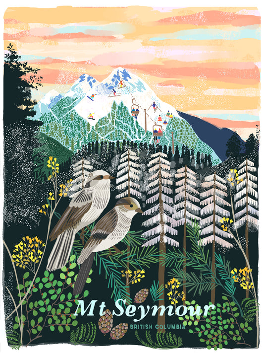 Mt. Seymour Winter Art Print - R