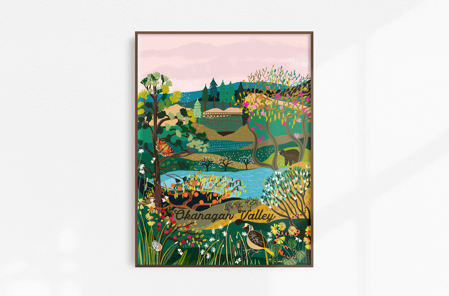 Okanagan Art Print