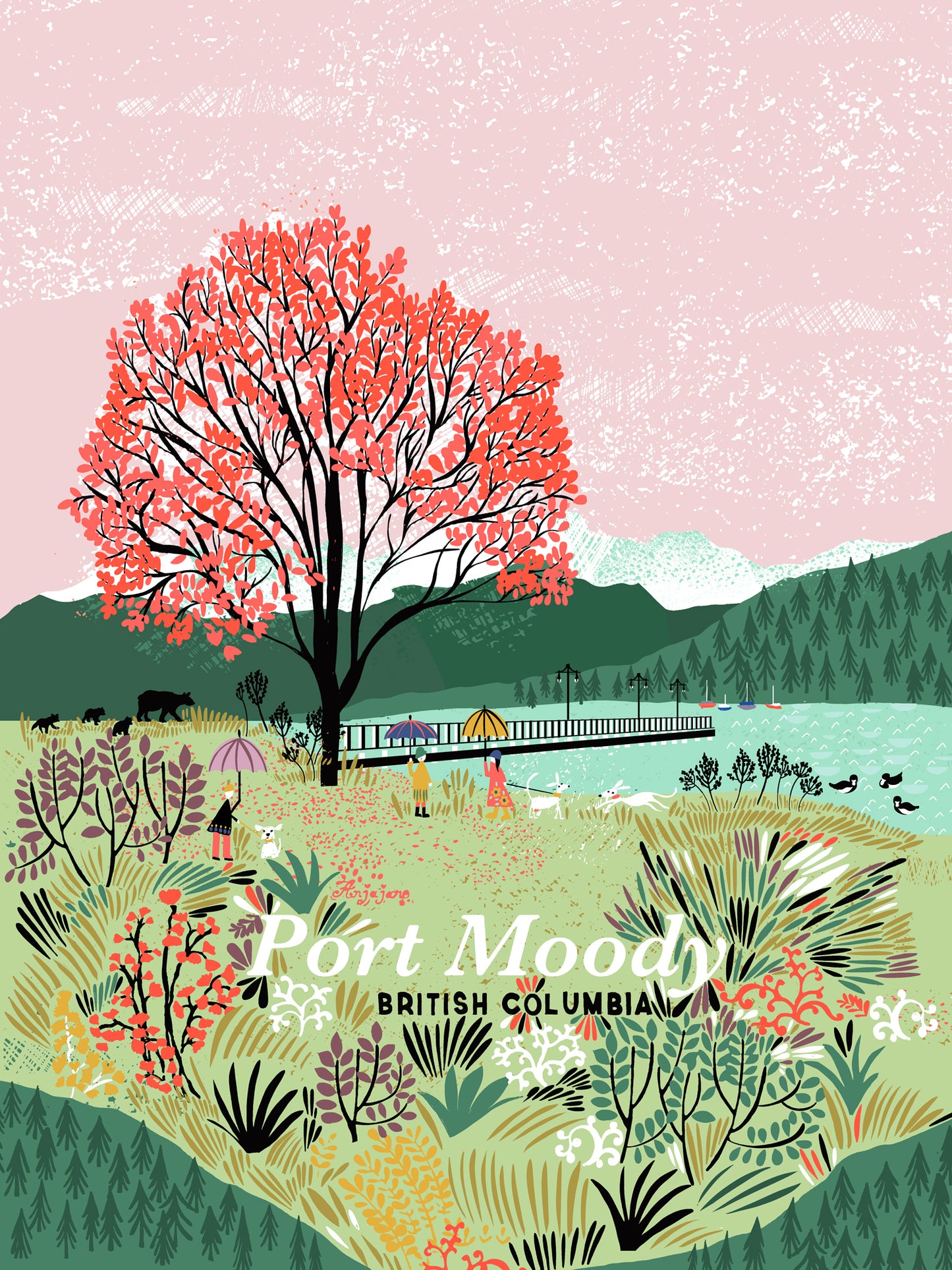 Port Moody Art Print