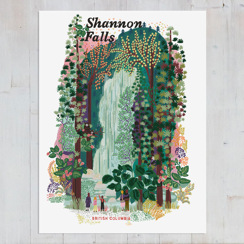 Shannon Falls Art Print