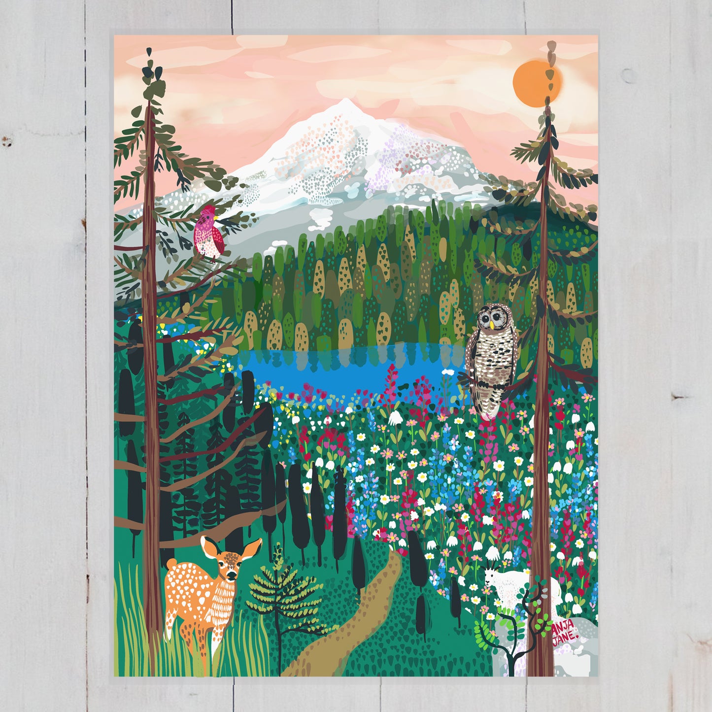 Tahoma Art Print