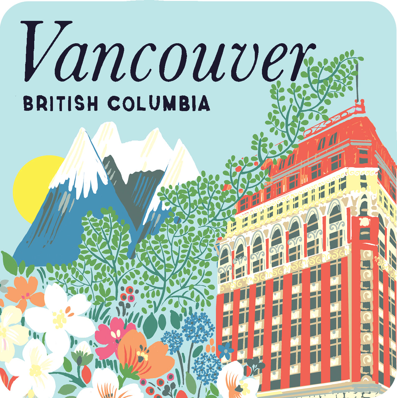 British Columbia Sticker Pack x 6