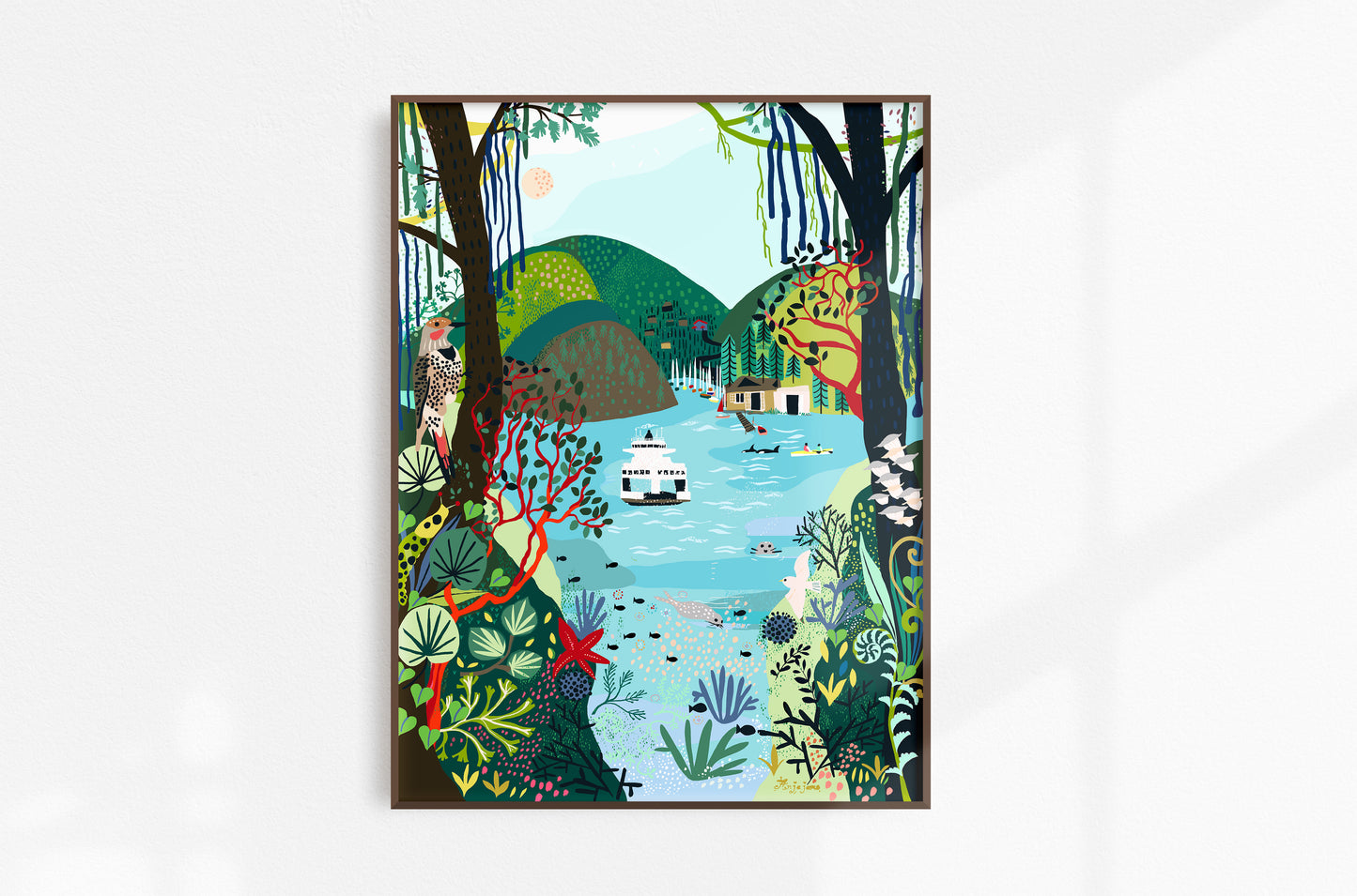 Bowen Island - Nexwlélexm Art Print